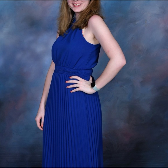 Blue Midi Dress - Picture 3 of 3
